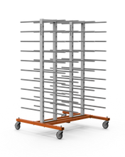 Load image into Gallery viewer, PaintLine PDRAD ProDryingRack AD - Twin-Tower Adjustable-Depth Rack w/Casters
