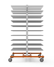Load image into Gallery viewer, PaintLine PDRAD ProDryingRack AD - Twin-Tower Adjustable-Depth Rack w/Casters
