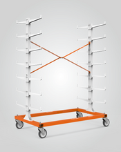 Load image into Gallery viewer, PaintLine PDRTC3 ProDryingRack TC - Scalable Series - 3 Tower Trim &amp; Molding Cart, 7 Level w/Casters