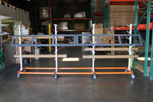 Load image into Gallery viewer, PaintLine PDRTC3 ProDryingRack TC - Scalable Series - 3 Tower Trim &amp; Molding Cart, 7 Level w/Casters