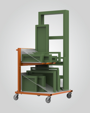 Load image into Gallery viewer, PaintLine PFFDM Pro Face Frame &amp; Door Mover - 25 Slots, Flat Base