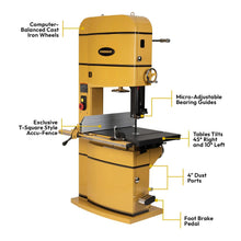 Load image into Gallery viewer, ArmorGlide 24-Inch Woodworking Bandsaw, 5 HP, 460V 3Ph (PM2415B-3T)