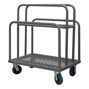 Durham PMWP-2436-6PU-95 Panel Moving Truck, 4 Welded Dividers, 24 X 36 X 45