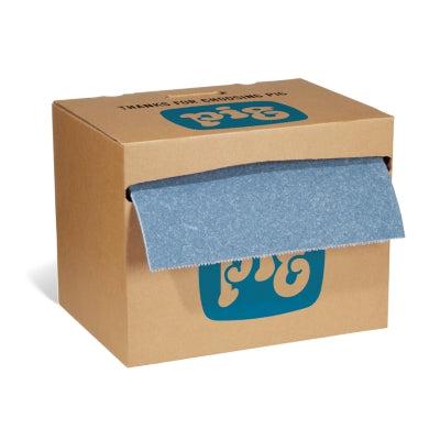 Pig Blue® Absorbent Mat Roll in Dispenser Box