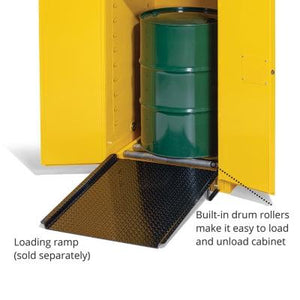 Steel Loading Ramp for PIG® Flammable Safety Cabinet with Drum Rollers