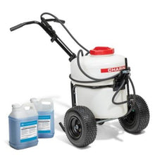 Load image into Gallery viewer, PIG™ Microbial Oil Stain Remover and Chapin® Battery Operated Walk Behind Sprayer