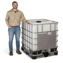 Load image into Gallery viewer, 275 Gallon Caged Poly IBC Tote