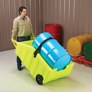 PIG® Poly High-Visibility Dispensing Drum Dolly