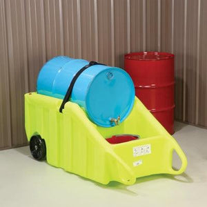 PIG® Poly High-Visibility Dispensing Drum Dolly