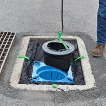 Load image into Gallery viewer, PIG® Oil &amp; Sediment Catch Basin Filtration Insert System - Large