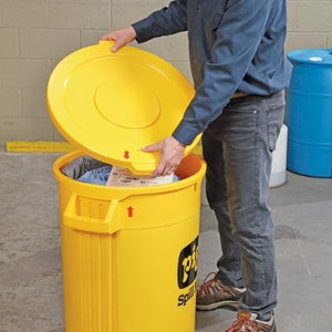 PIG® Spill Kit in 32-Gallon High-Visibility Economy Container