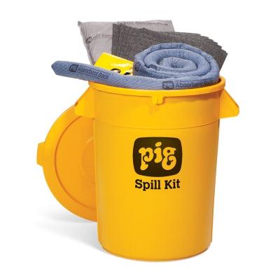 PIG® Spill Kit in 32-Gallon High-Visibility Economy Container