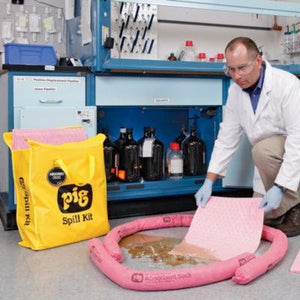 PIG® HazMat Spill Kit in High-Visibility Bag