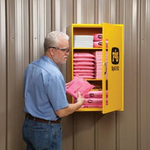 Load image into Gallery viewer, PIG® HazMat Spill Kit in Large Wall-Mount Cabinet