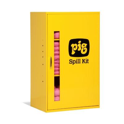 PIG® HazMat Spill Kit in Large Wall-Mount Cabinet