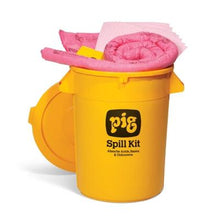 Load image into Gallery viewer, PIG® HazMat Spill Kit in 32-Gallon High-Visibility Economy Container