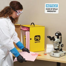 Load image into Gallery viewer, PIG® HazMat Spill Kit in GoBox® Cabinet