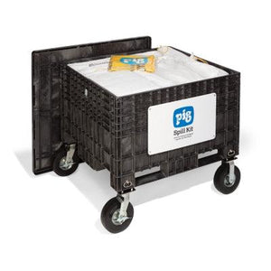 PIG® Oil-Only Spill Kit in Bulk Container with 10in. Wheels