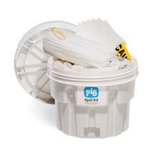Load image into Gallery viewer, PIG® Oil-Only Spill Kit in 20-Gallon Overpack Salvage Drum