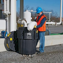 Load image into Gallery viewer, PIG® UV-Resistant Oil-Only Spill Kit in 95-Gallon Overpack Salvage Drum