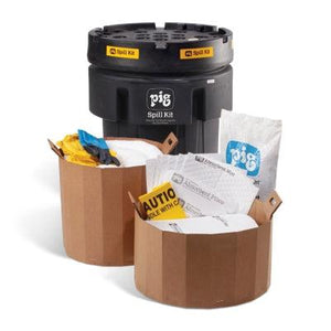 PIG® UV-Resistant Oil-Only Spill Kit in 95-Gallon Overpack Salvage Drum