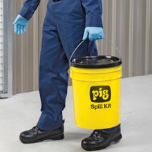 Load image into Gallery viewer, PIG® Oil-Only Spill Kit in 5-Gallon High-Visibility Economy Container
