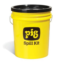 Load image into Gallery viewer, PIG® Oil-Only Spill Kit in 5-Gallon High-Visibility Economy Container