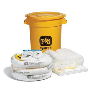 PIG® Oil-Only Spill Kit in 20-Gallon High-Visibility Economy Container