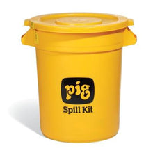 Load image into Gallery viewer, PIG® Oil-Only Spill Kit in 20-Gallon High-Visibility Economy Container