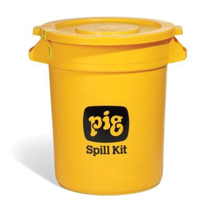 PIG® Oil-Only Spill Kit in 20-Gallon High-Visibility Economy Container