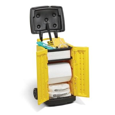 PIG® Oil-Only Quick-Response High-Visibility Spill Cart
