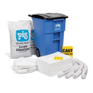 PIG® Oil-Only Spill Kit in Large Mobile Container