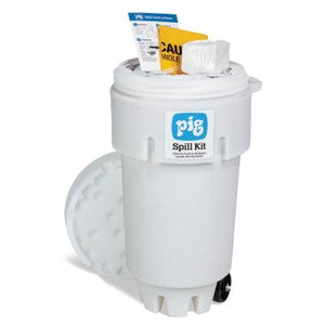 PIG® Oil-Only Spill Kit in 50-Gallon Wheeled Overpack Salvage Drum