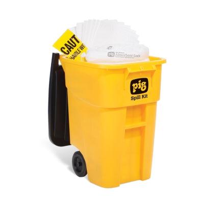 PIG® Oil-Only Spill Kit in High-Visibility Mobile Container