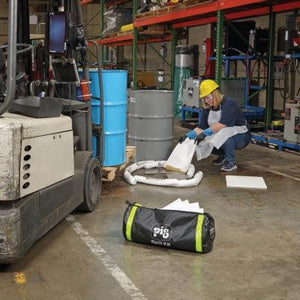 PIG® Oil-Only Forklift Spill Kit in Bag