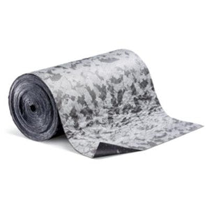 PIG® Gray Ham-O® Absorbent Mat Roll with Poly Backing