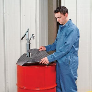 PIG® Barrel Top Absorbent Mat with Skirt