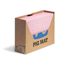 Load image into Gallery viewer, PIG® HazMat Chemical Absorbent Mat Pad in Lab Bench Box® Dispenser