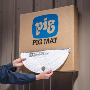 PIG® Oil-Only UV-Resistant Absorbent Barrel Top Mat