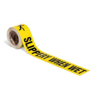 INCOM® Slippery When Wet Floor Marking Tape