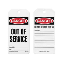 Load image into Gallery viewer, INCOM® Danger Out Of Service Lockout Tags