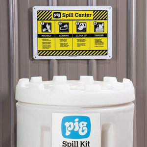 PIG® Spill Kit Instruction Wall Sign