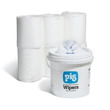 Load image into Gallery viewer, PIG® Bucket of Meltblown Polypropylene Wipers - Add Your Own Disinfectant