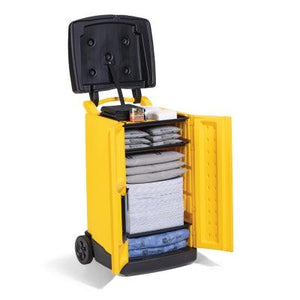 PIG® High Volume Water-Absorbing Spill Kit in Large Spill Cart
