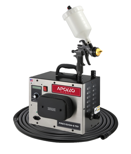 Apollo P6PRO-110-7700GT-600-10-B - PRECISION 6 PRO Turbo Paint Spray System with 600cc Gravity Feed Cup