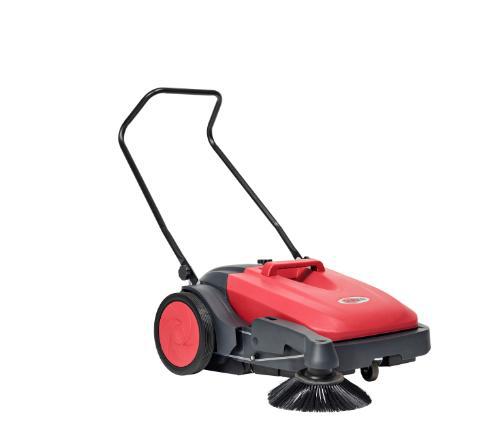 Viper 50000504 PS480 - 28” Manual push sweeper, right side broom included, 10 gallon hopper