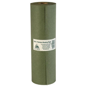 6" x 180' Green Premium Masking Paper, PK 12