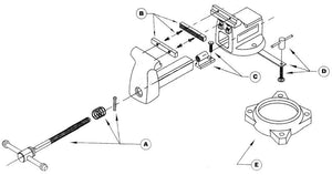 Wilton — WS6 Shop Vise 6" with Swivel Base