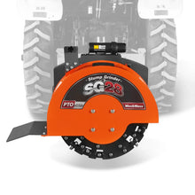Load image into Gallery viewer, MechMaxx 3-Point PTO Stump Grinder with 44 Carbide Teeth (PTO Shaft Included with Slip Clutch), for 35-80HP Tractor, SG28