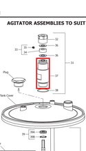 Load image into Gallery viewer, Binks QMG-409 BEARING ASSEMBLY, GALVANIZED TANKS -- Ref 37, Pressure Tank Drives and Agitator Manual 77-3138 EN [ English ]